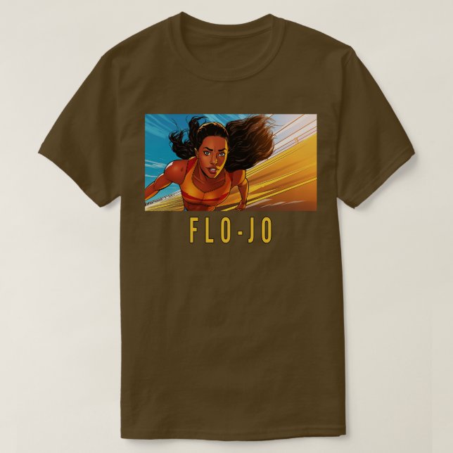 FloJo Florence Griffith Joyner T-Shirt (Design Front)
