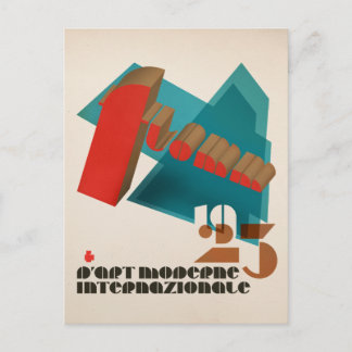 FLomm 1923 D'Art Moderne Internazionale Postcard