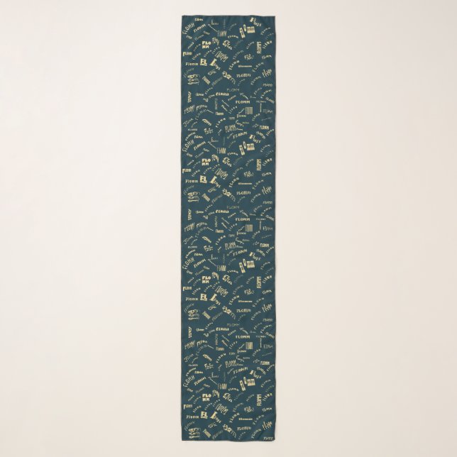 FLomm anthología di logos Scarf (Front)