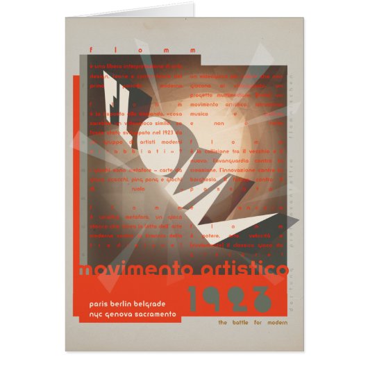 FLomm movimento artistico Cards (Front)