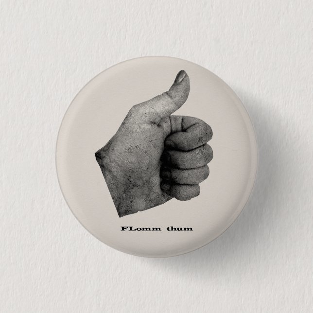 FLomm thum Pinback Button (Front)