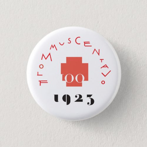 FLOMMus CENTAVo 100th ANNIVERsario Button