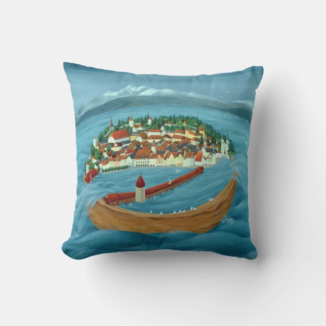Flood 1999 throw pillow (Front)