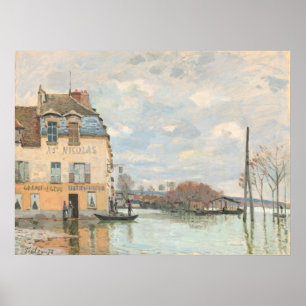 Flood at Port-Marly - Alfred Sisley Fine Art Poster