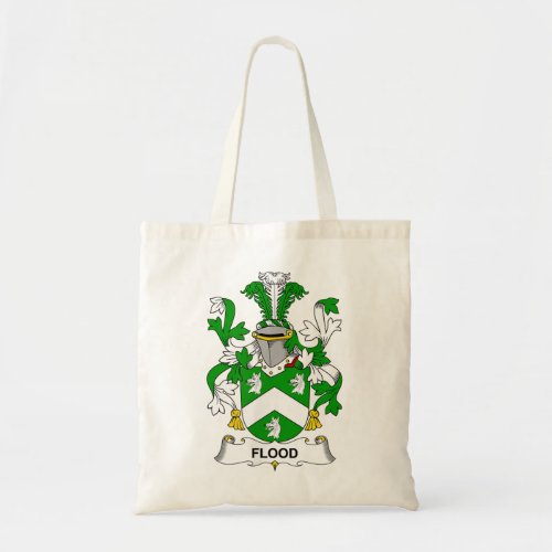 Flood Coat of Arms  Family Crest  Tote Bag