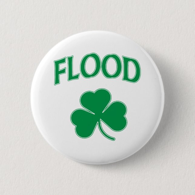 Flood Irish Pinback Button (Front)
