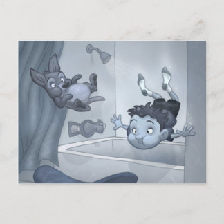 “Flooding the House” Postcard