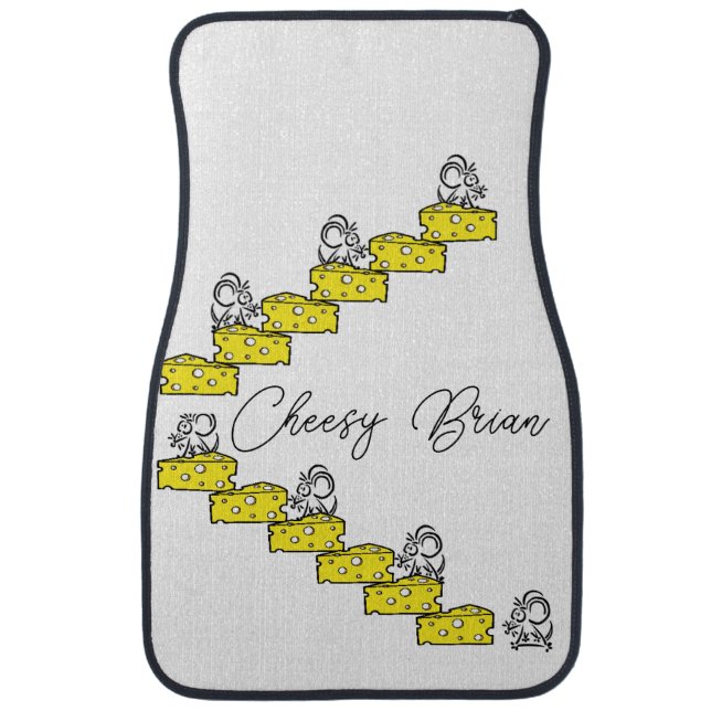 Floor Car Cheesy Cheese Mat (Front)