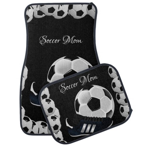 Floor car mats Soccer Ball