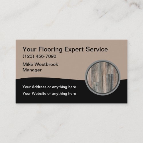 Floor Cleaning Service Installation Business Card