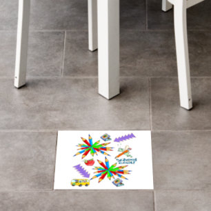 Floor Decal Back to School is Cool