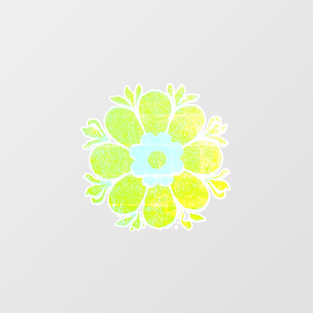 FLOOR DECAL FLOWER STYLE AND DESIGN (Front)