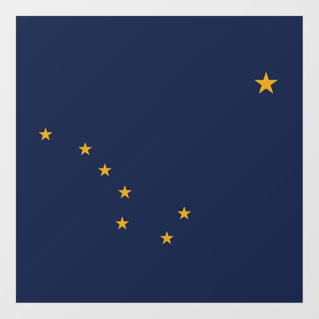 Floor Decal with flag of Alaska, U.S. (Front)