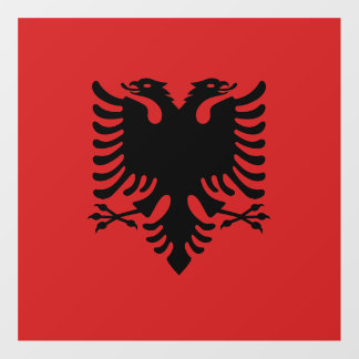 Floor Decal with flag of Albania