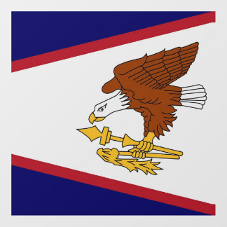 Floor Decal with flag of American Samoa, U.S.
