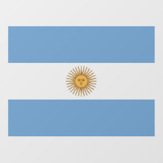 Floor Decal with flag of Argentina