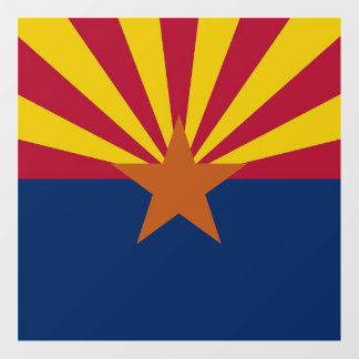 Floor Decal with flag of Arizona, U.S.