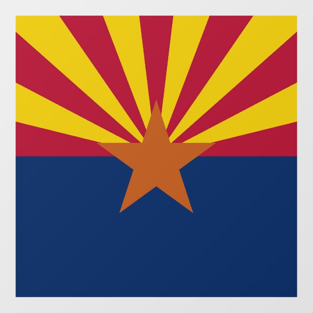 Floor Decal with flag of Arizona, U.S. (Front)