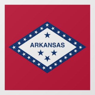 Floor Decal with flag of Arkansas, U.S.