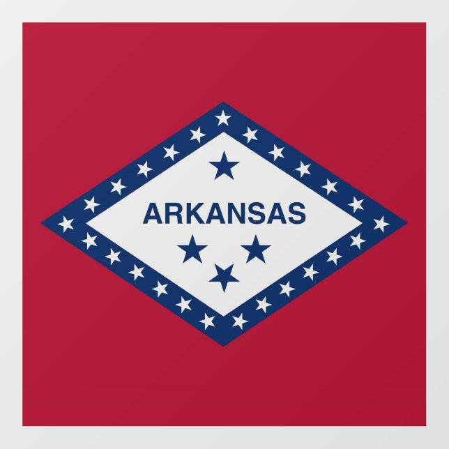 Floor Decal with flag of Arkansas, U.S. (Front)