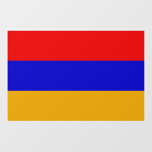 Floor Decal with flag of Armenia