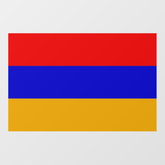 Floor Decal with flag of Armenia