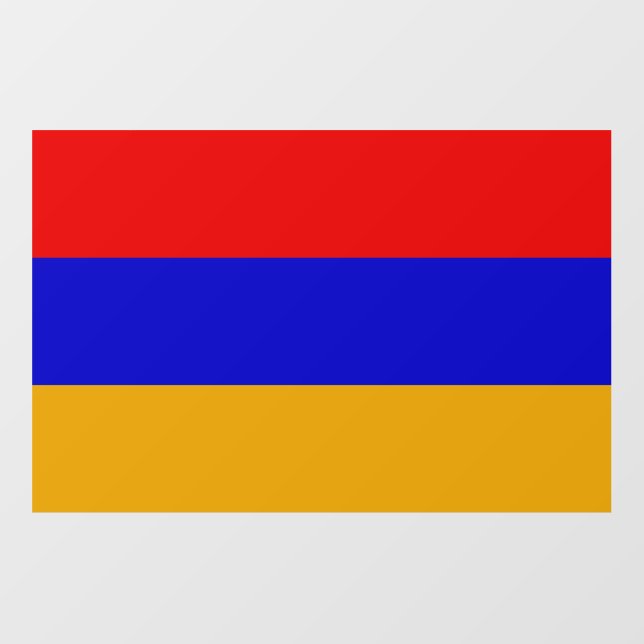 Floor Decal with flag of Armenia (Front)