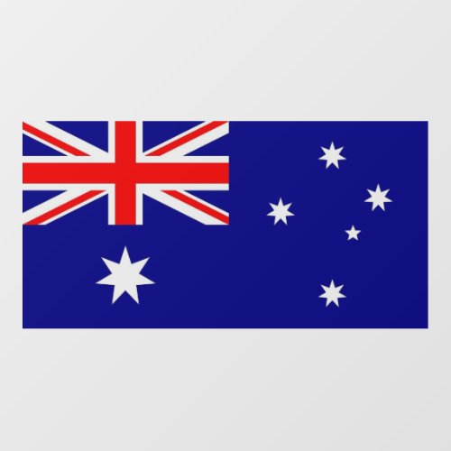 Floor Decal with flag of Australia