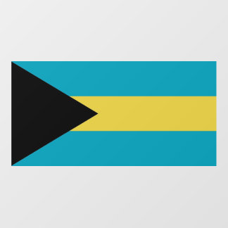 Floor Decal with flag of Bahamas