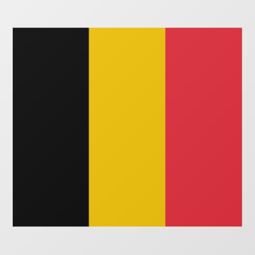 Floor Decal with flag of Belgium