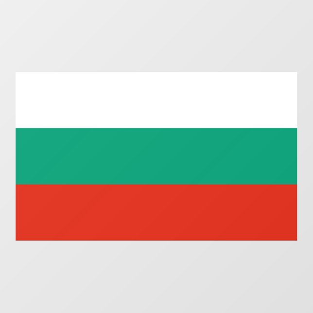 Floor Decal with flag of Bulgaria (Front)