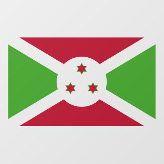 Floor Decal with flag of Burundi