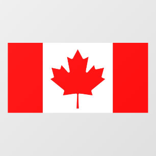 Floor Decal with flag of Canada