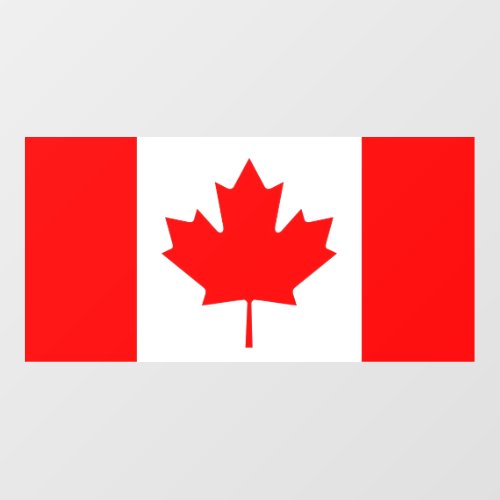 Floor Decal with flag of Canada
