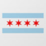 Floor Decal with flag of Chicago, Illinois, U.S.