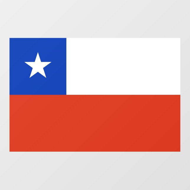 Floor Decal with flag of Chile (Front)