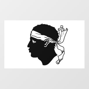 Floor Decal with flag of Corsica, France