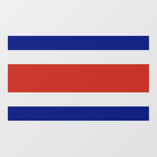 Floor Decal with flag of Costa Rica