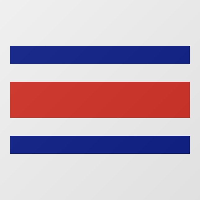 Floor Decal with flag of Costa Rica (Front)