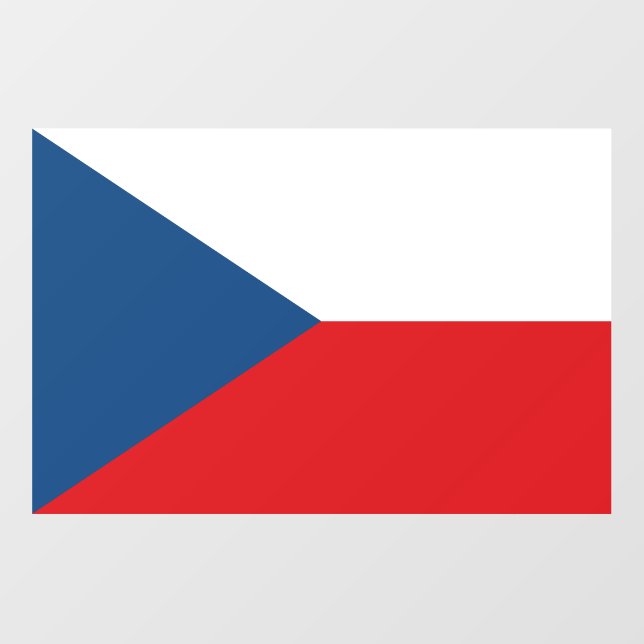 Floor Decal with flag of Czechia (Front)