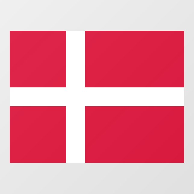 Floor Decal with flag of Denmark (Front)