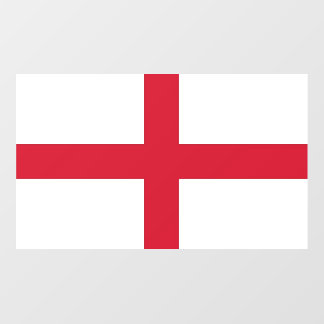 Floor Decal with flag of England, United Kingdom