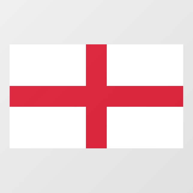 Floor Decal with flag of England, United Kingdom (Front)
