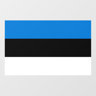 Floor Decal with flag of Estonia