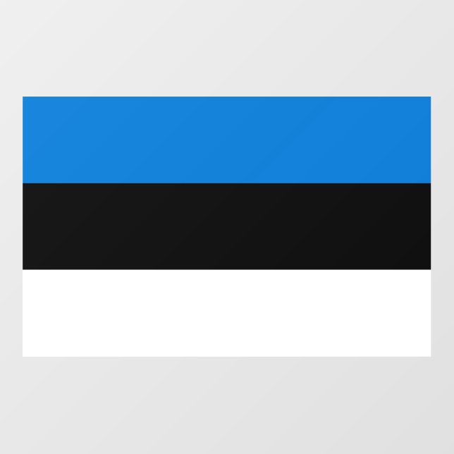 Floor Decal with flag of Estonia (Front)