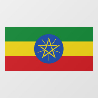 Floor Decal with flag of Ethiopia