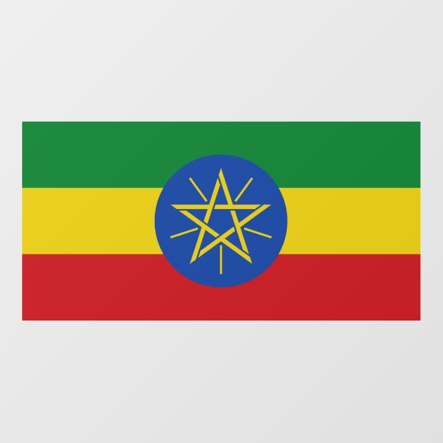 Floor Decal with flag of Ethiopia (Front)
