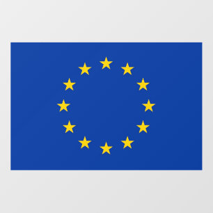 Floor Decal with flag of European Union