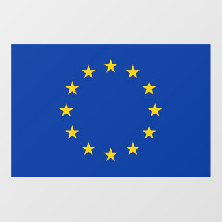 Floor Decal with flag of European Union