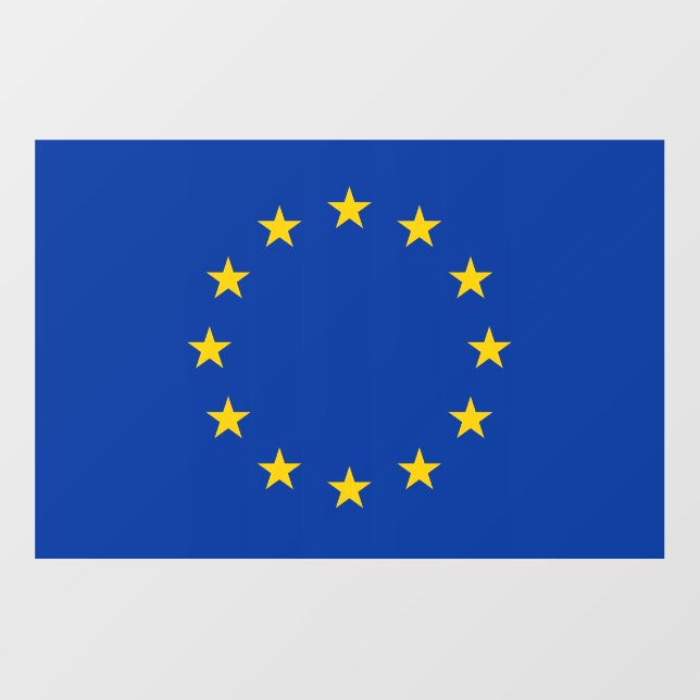 Floor Decal with flag of European Union (Front)